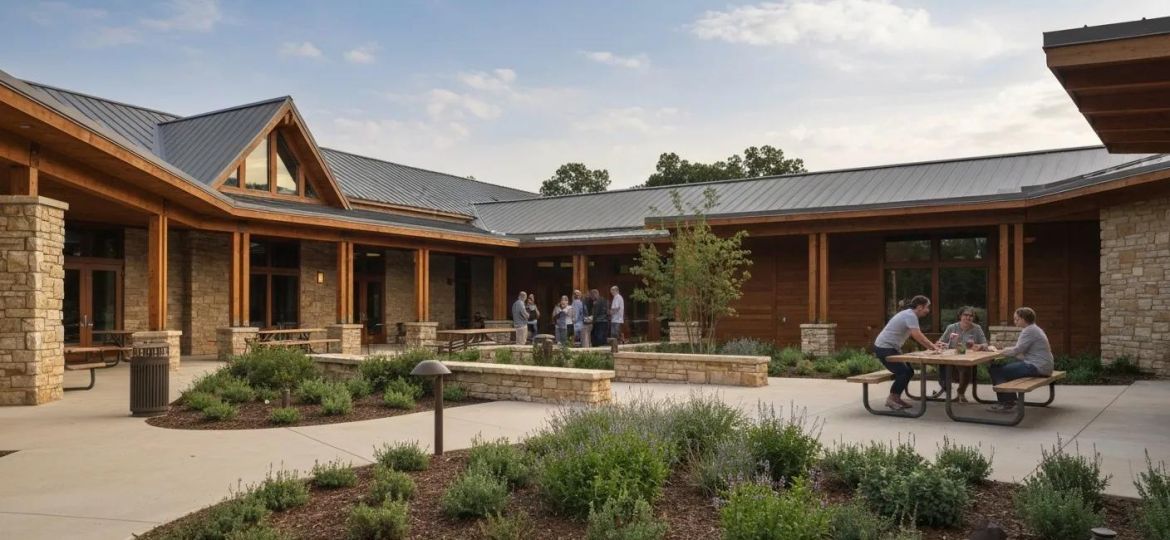 SOZO Recovery Center in Hot Springs, a serene environment promoting dual diagnosis treatment