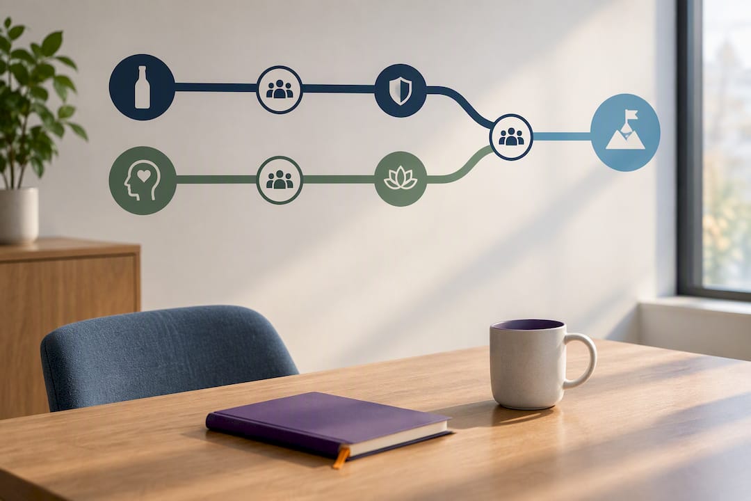 Parallel pathways for dual diagnosis care